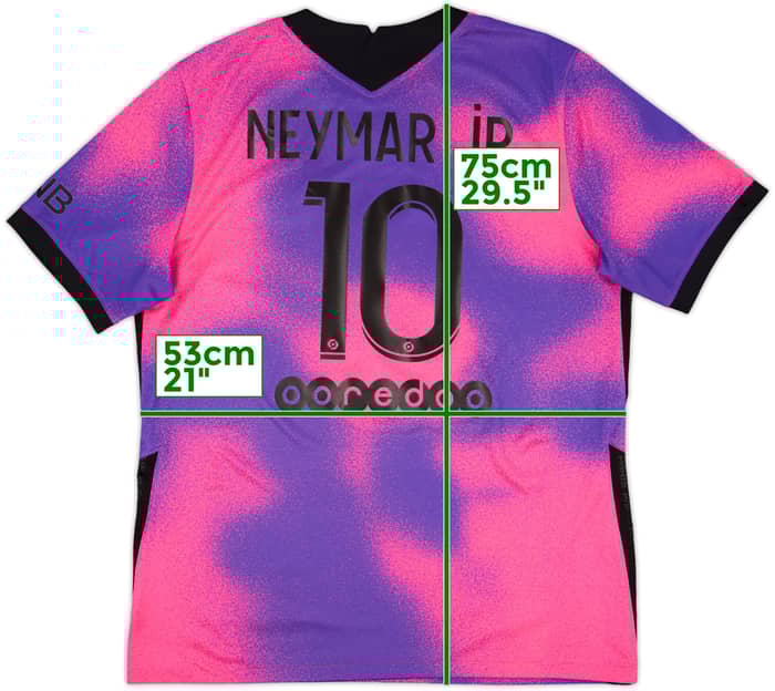 2020-21 Paris Saint-Germain Fourth Shirt Neymar Jr #10 - 8/10 - (L)