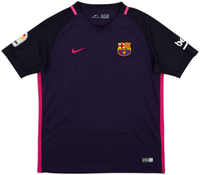2016-17 Barcelona Away Shirt - 6/10 - (XL.Boys)