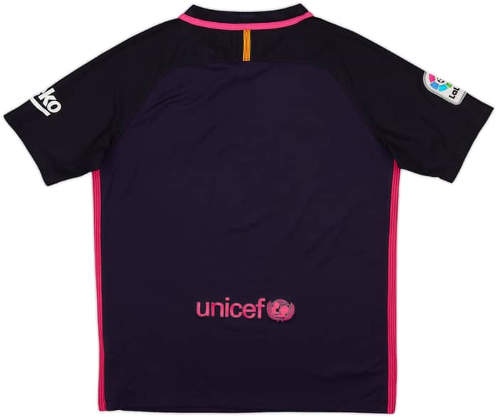 2016-17 Barcelona Away Shirt - 6/10 - (XL.Boys)