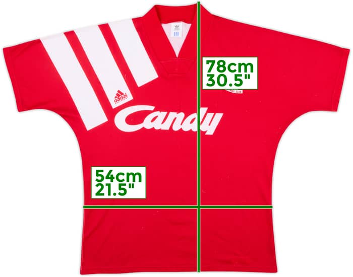 1991-92 Liverpool Home Shirt - 8/10 - (L)