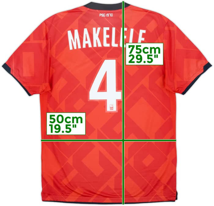 2010-12 Paris Saint-Germain '40 ANS' Home/Third Shirt Makelele #4 - 7/10 - (M)