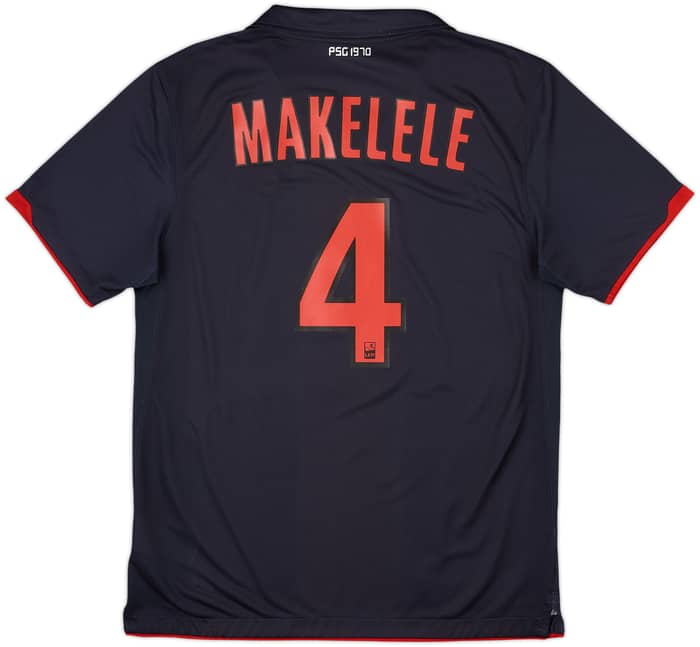 Camiseta de visitante del Paris Saint-Germain 2010-11 Makelele #4 - 7/10 - (M)