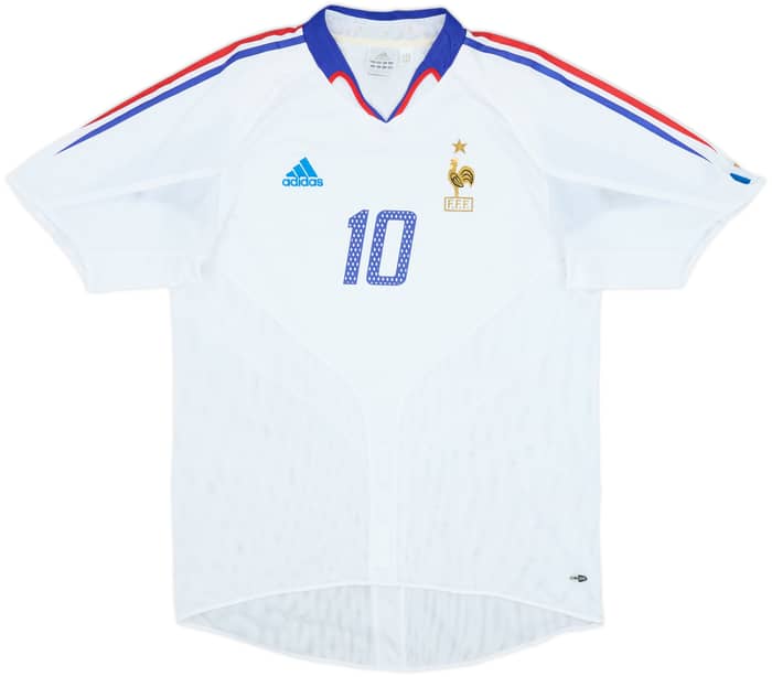 2004-06 France Away Shirt Zidane #10 - 8/10 - (L)