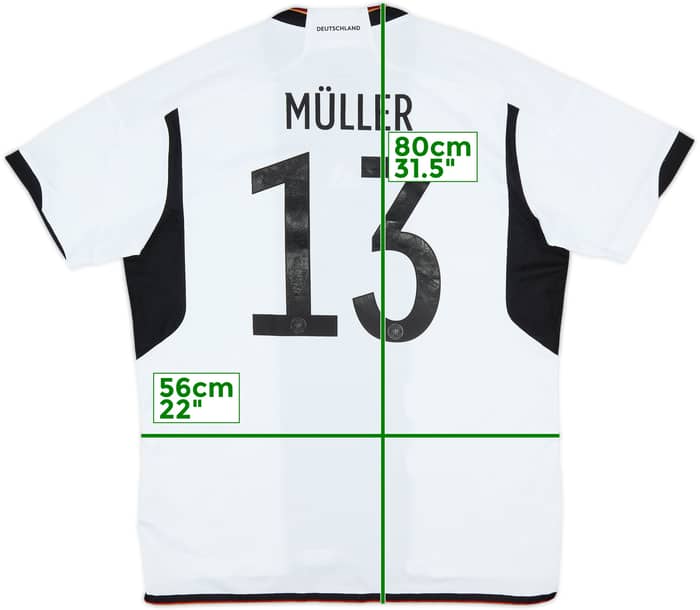 2022-23 Germany Home Shirt Muller #13 - 8/10 - (XL)