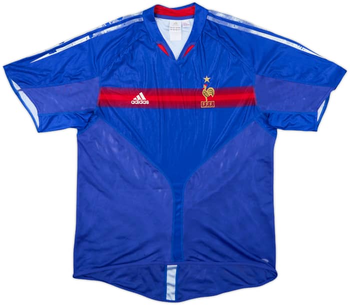 2004-06 France Home Shirt - 3/10 - (L)