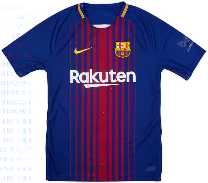2017-18 Barcelona Home Shirt - 4/10 - (M)
