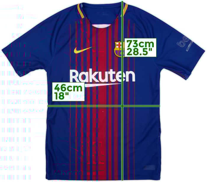 2017-18 Barcelona Home Shirt - 4/10 - (M)