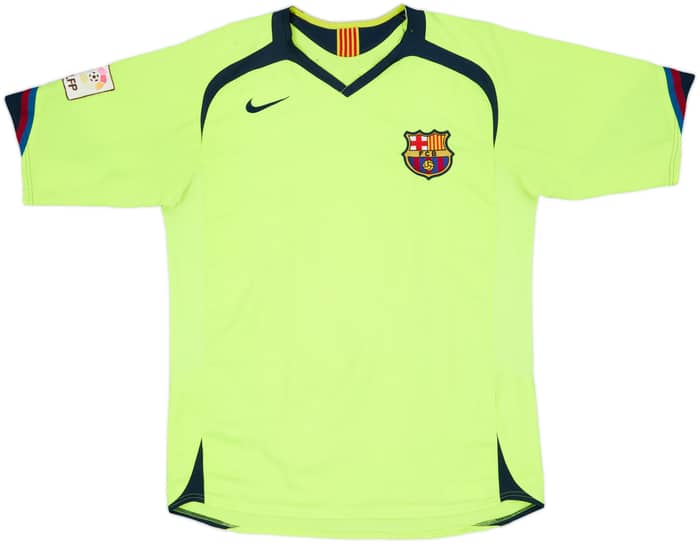 2005-06 Barcelona Away Shirt Ronaldinho #10 - 5/10 - (M)