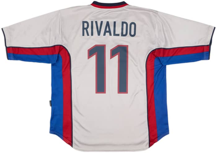 1998-01 Barcelona Away Shirt Rivaldo #11 - 5/10 - (L)