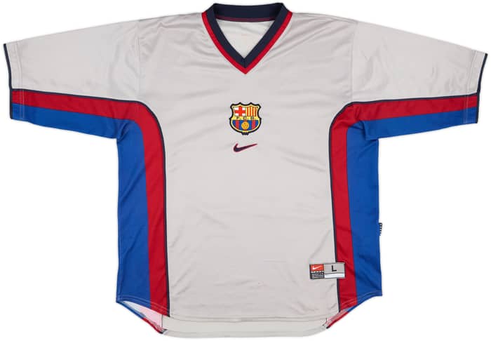1998-01 Barcelona Away Shirt Rivaldo #11 - 5/10 - (L)