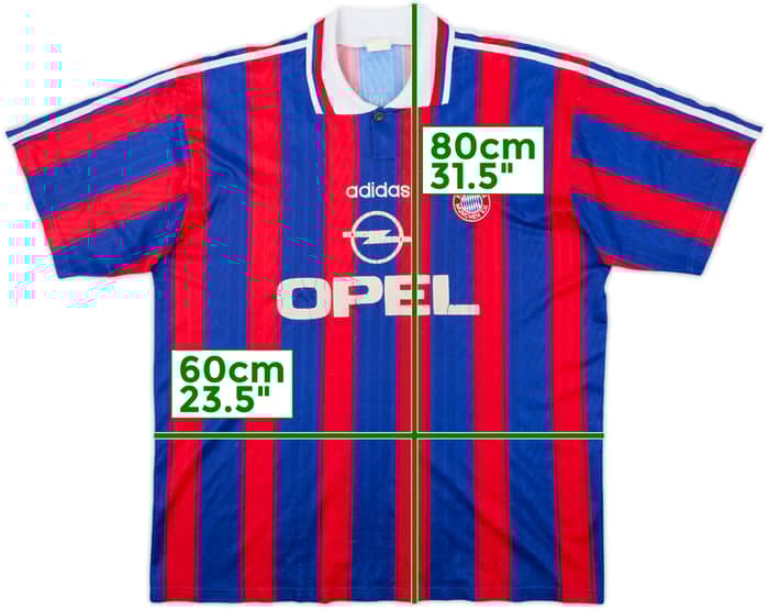1995-97 Bayern Munich Home Shirt - 5/10 - (L/XL)