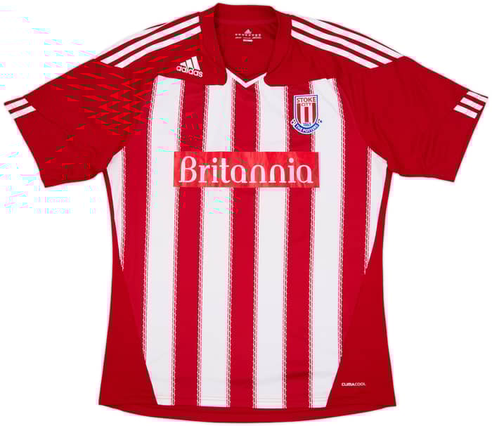 2010-11 Stoke City Home Shirt Delap #24 - 8/10 - (L)