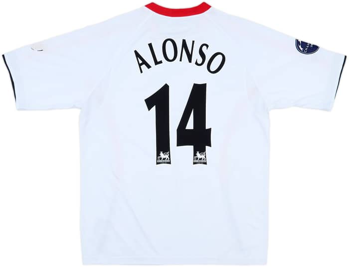 2005-06 Liverpool Away Shirt Alonso #14 - 6/10 - (L)