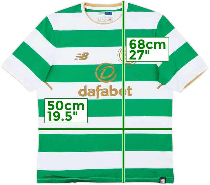 2017-18 Celtic 'Lisbon Lions 50th Anniversary' Home Shirt - 6/10 - (M)