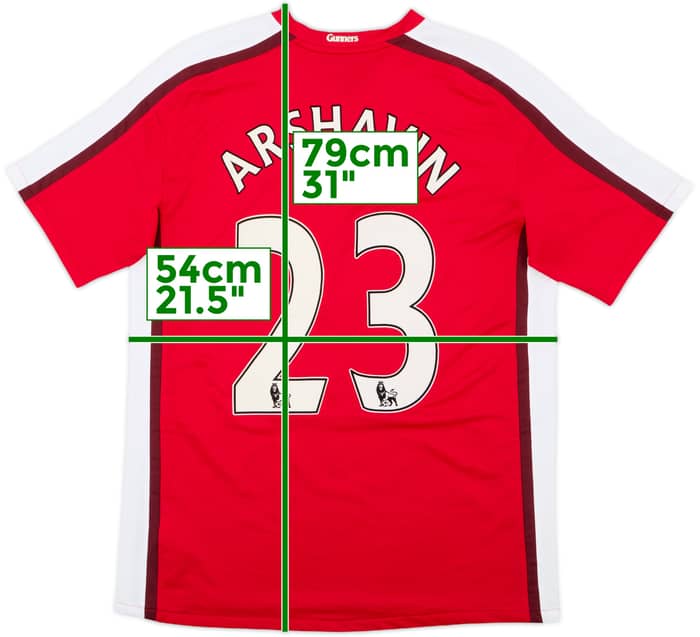 2008-10 Arsenal Home Shirt Arshavin #23 - 9/10 - (L)