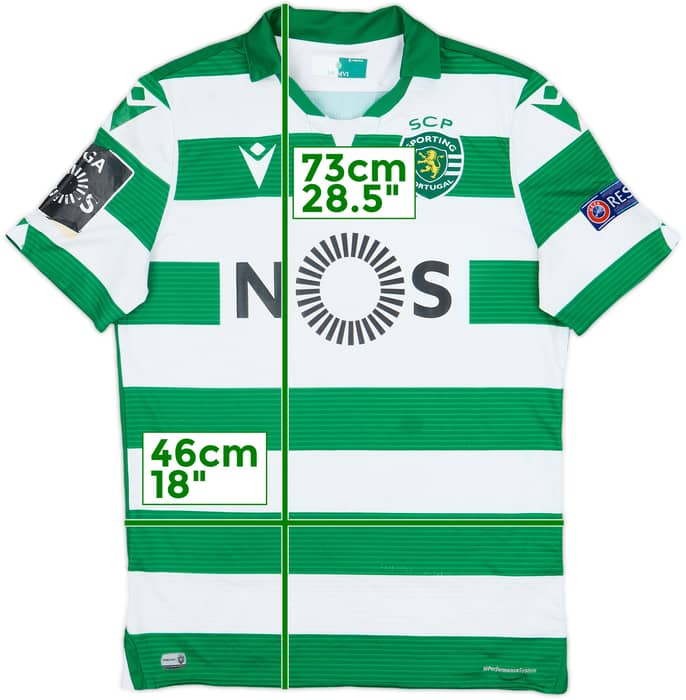 2019-20 Sporting CP Home Shirt - 5/10 - (S)