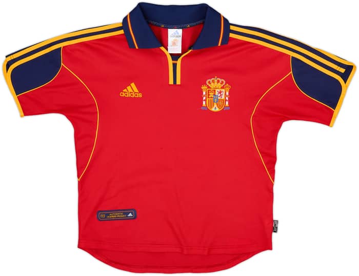 1999-02 Spain Home Shirt - 9/10 - (Y)