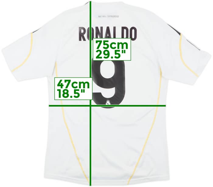 2009-10 Real Madrid Home Shirt Ronaldo #9 - 5/10 - (M)