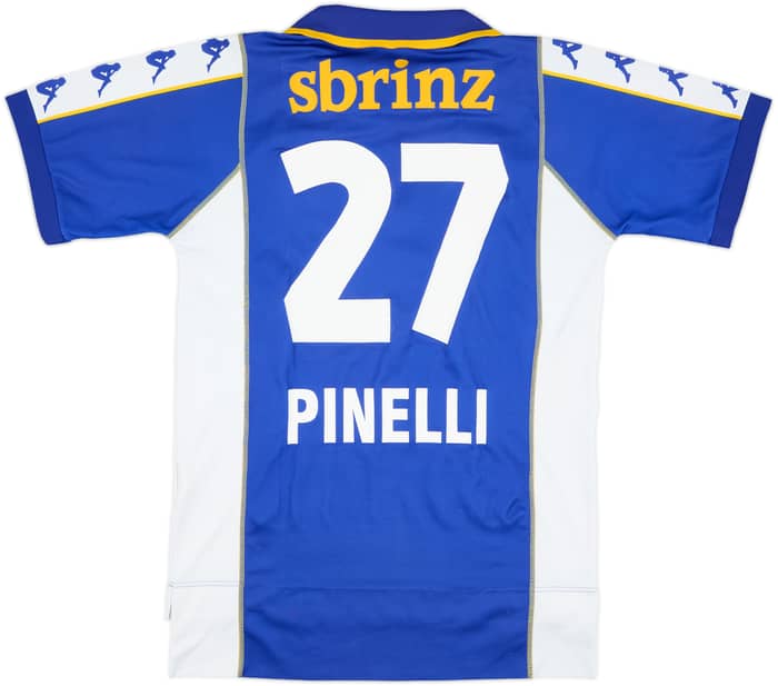 2001-02 FC Luzern Player Issue Home Shirt Pinelli #27 - 7/10 - (L)