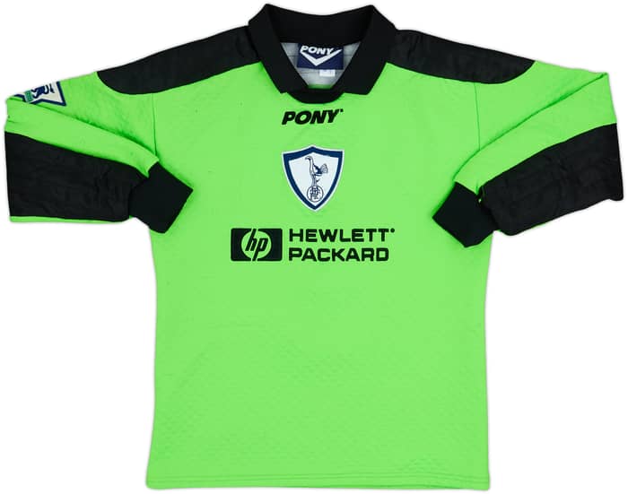 1995-96 Tottenham GK Shirt & Shorts Walker #1 - 7/10 - (L.Boys)