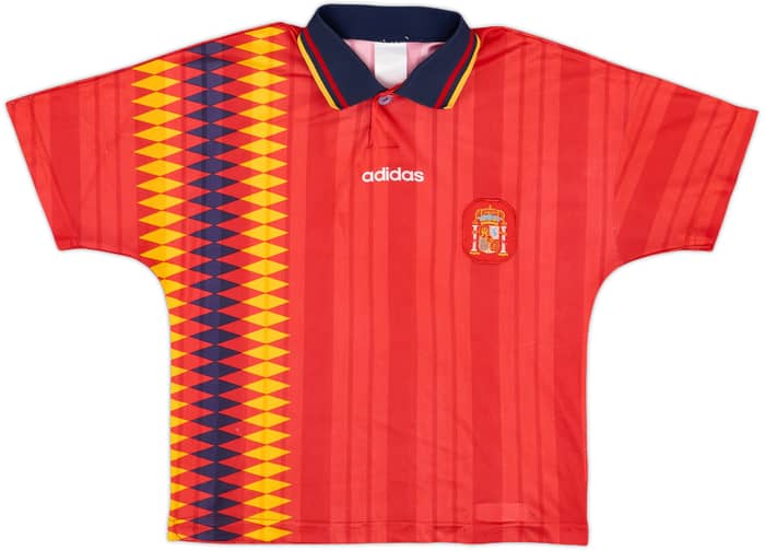 1994-96 Spain Home Shirt - 7/10 - (S.Boys)