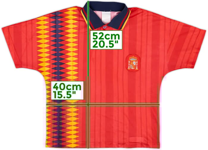 1994-96 Spain Home Shirt - 7/10 - (S.Boys)