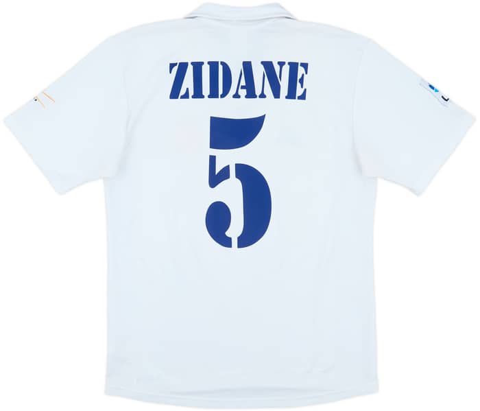 2001 Real Madrid Home Shirt Zidane #5 - 9/10 - (S)