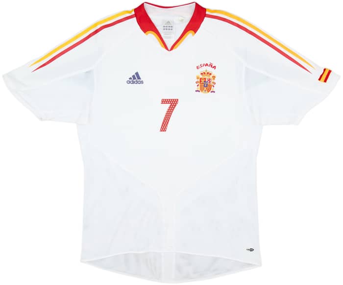 2004-06 Spain Away Shirt Raul #7 - 8/10 - (L)