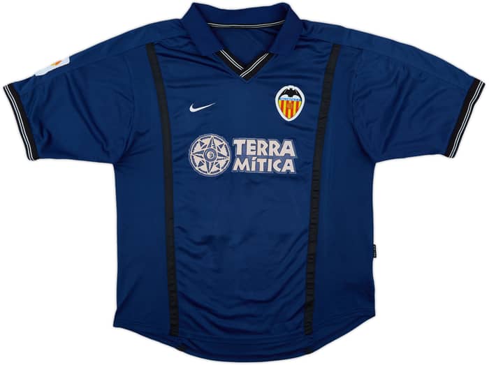 2000-01 Valencia Away Shirt Aimar #22 - 9/10 - (L)