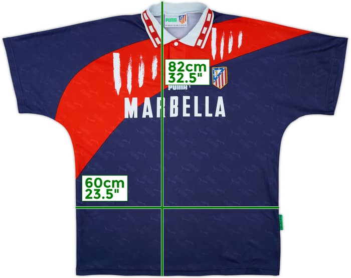 1994-95 Atletico Madrid Away Shirt - 7/10 - (XL)