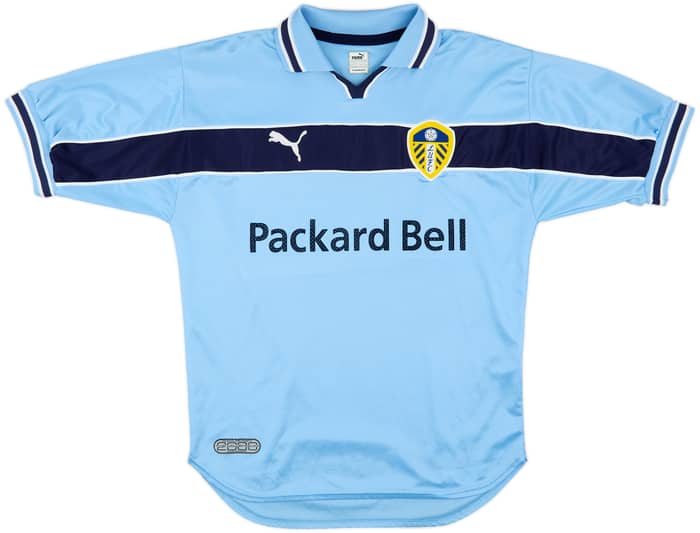 1999-00 Leeds United Away Shirt Bridges #8 - 6/10 - (M)
