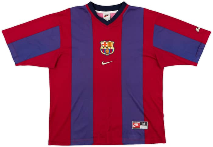 1998-00 Barcelona Basic Home Shirt Rivaldo #11 - 5/10 - (M)