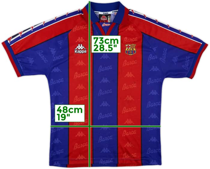 1995-97 Barcelona Home Shirt - 6/10 - (M)