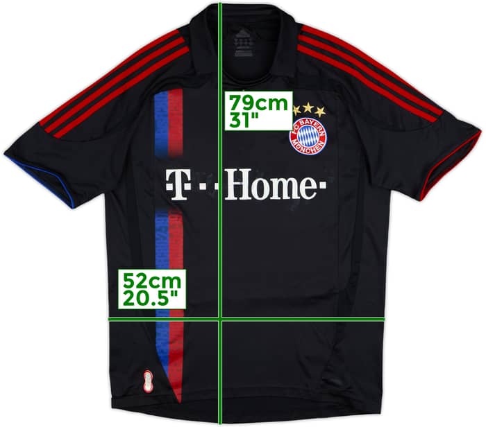 2007-09 Bayern Munich European Shirt Ribery #7 - 4/10 - (M)