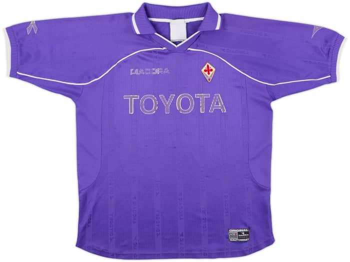 2000-01 Fiorentina Home Shirt - 5/10 - (XL)