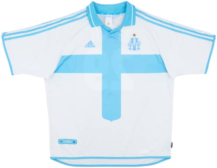 2000-01 Olympique Marseille Home Shirt Weah #29 - 9/10 - (XL)