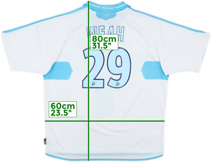 2000-01 Olympique Marseille Home Shirt Weah #29 - 9/10 - (XL)