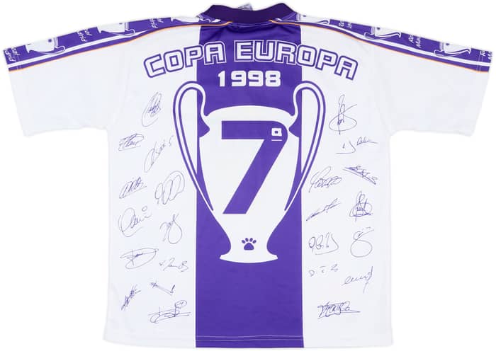 1998-00 Real Madrid Final Copa De Europa Shirt - 9/10 - (L)