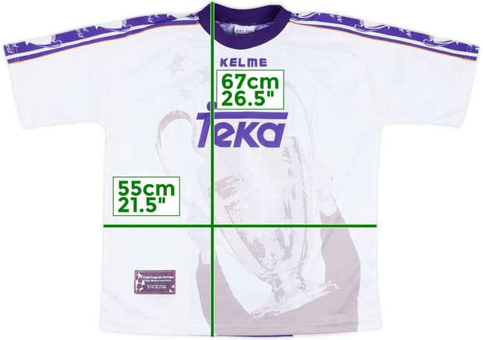 1998-00 Real Madrid Final Copa De Europa Shirt - 9/10 - (L)