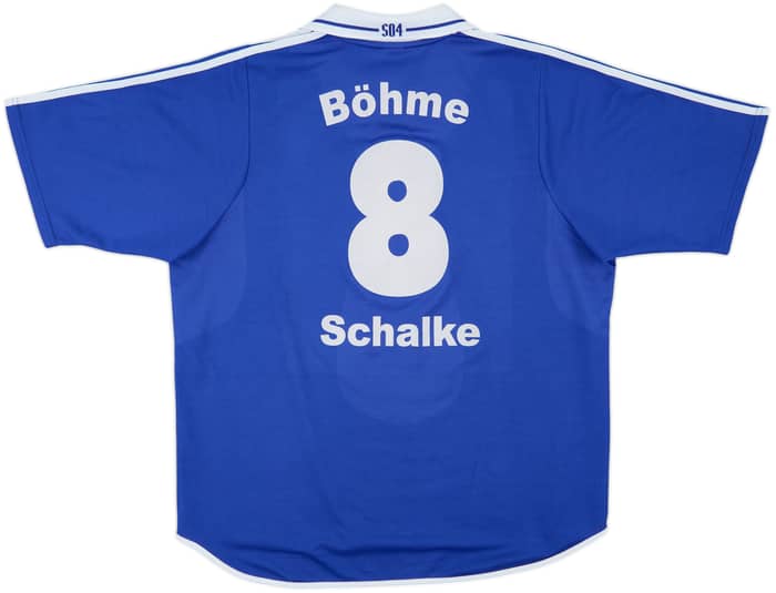 2000-01 Schalke Home Shirt Bohme #8 - 5/10 - (XXL)
