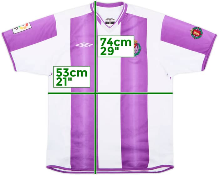 2003-04 Real Valladolid Home Shirt - 6/10 - (M)
