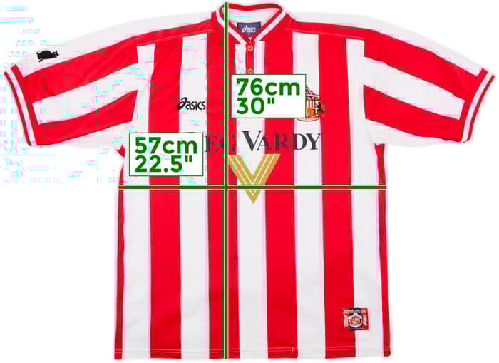 1999-00 Sunderland Home Shirt - 4/10 - (L)