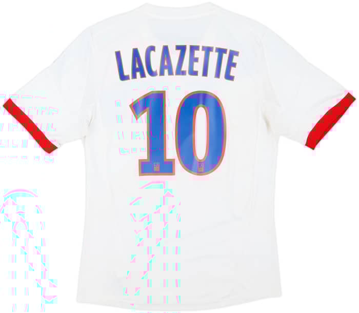 2012-13 Lyon Home Shirt Lacazette #10 - 6/10 - (M)