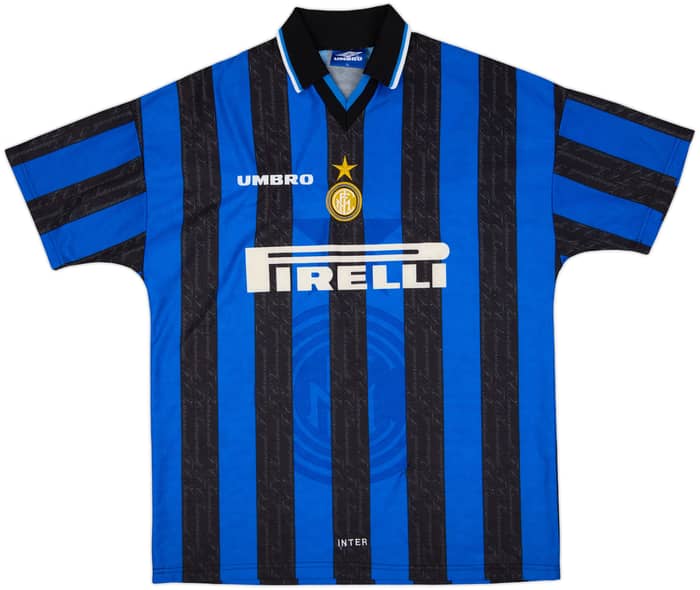 1997-98 Inter Milan Home Shirt Zanetti #4 - 8/10 - (XL)