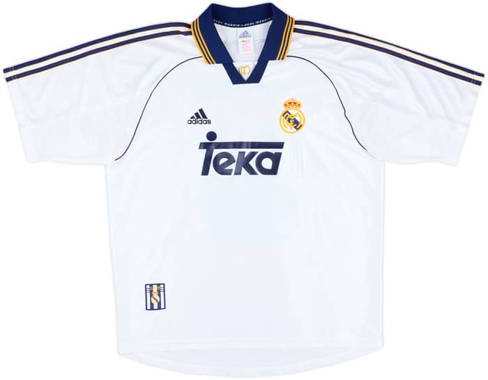 1998-00 Real Madrid 'Final Copa De Europa' Home Shirt - 9/10 - (L)