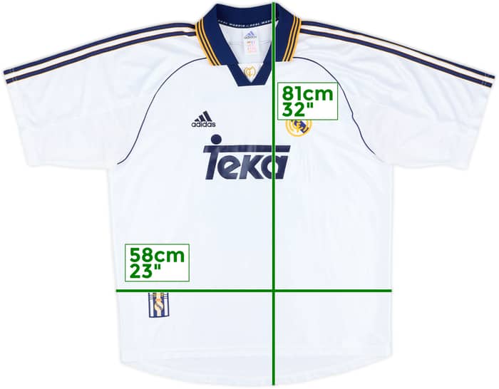 1998-00 Real Madrid 'Final Copa De Europa' Home Shirt - 9/10 - (L)