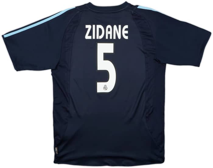 2003-04 Real Madrid Away Shirt Zidane #5 - 7/10 - (XL)