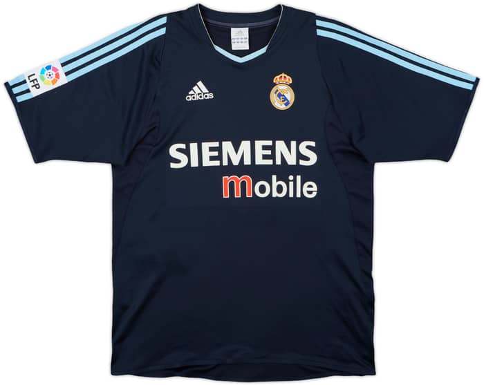 2003-04 Real Madrid Away Shirt Zidane #5 - 7/10 - (XL)