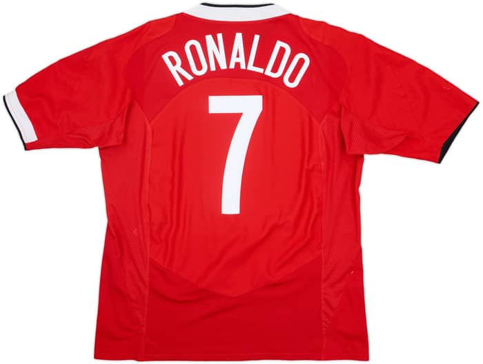 2004-06 Manchester United Home Shirt Ronaldo #7 - 7/10 - (XL)