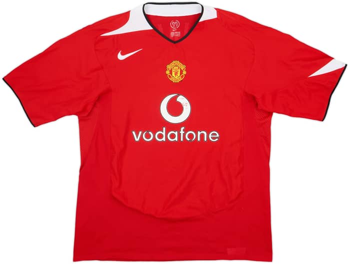 2004-06 Manchester United Home Shirt Ronaldo #7 - 7/10 - (XL)